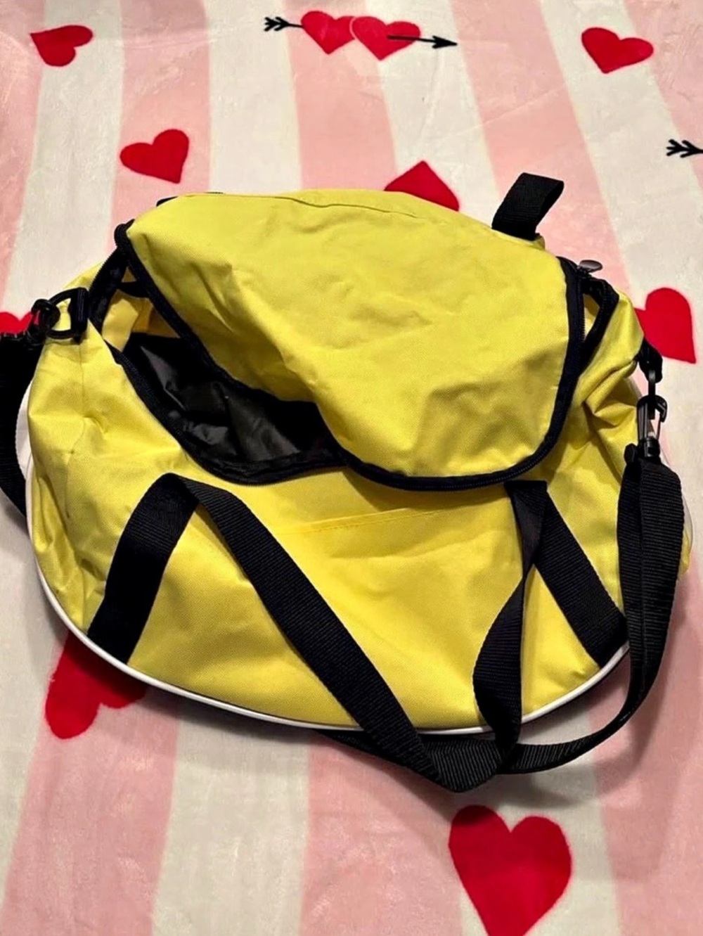 Yellow & Black Travel Bag